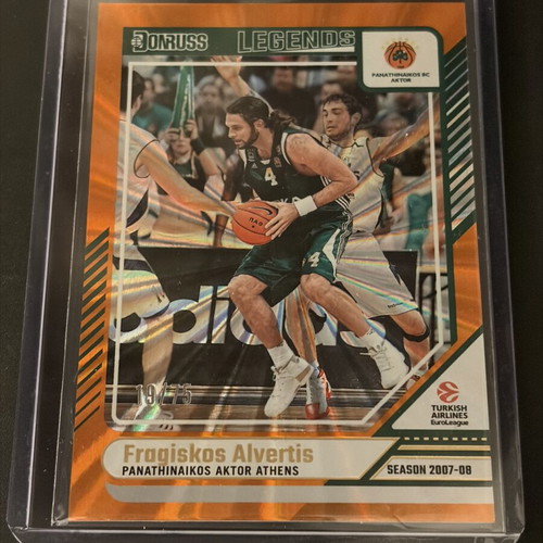 Fragiskos Alvertis Optic Legends Euroleague 2007-08 card new