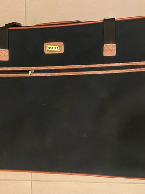 Welsen suitcase used, large, black and brown