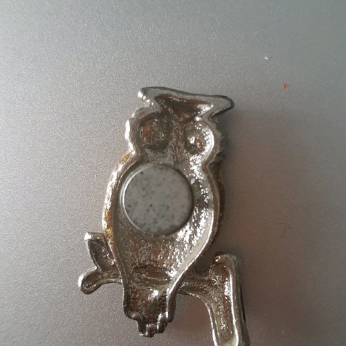 Owl magnet used