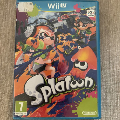 Splatoon Nintendo Wii U game used