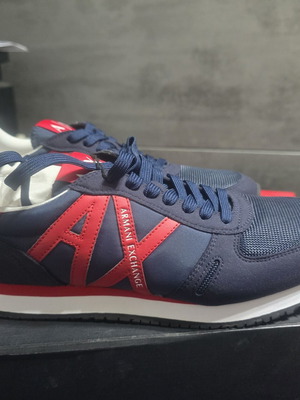 Armani Exchange sneakers size 43, blue