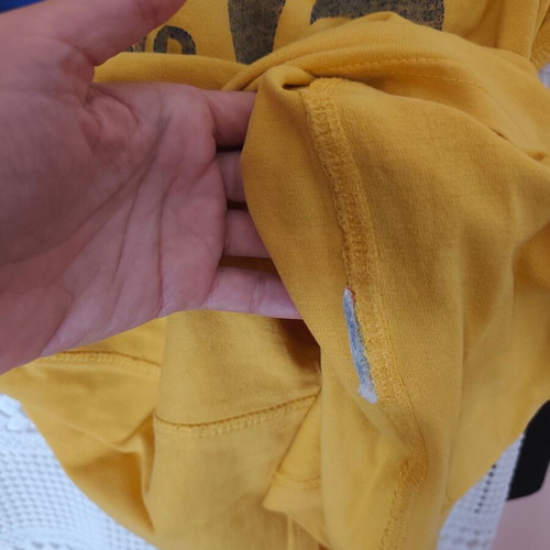 Superdry men's cotton T-shirt XL, yellow