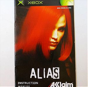 "Alias (XBox game instruction manual)"(2004) -  Βιβλιαράκι (booklet) από το παιχνίδι του XBox