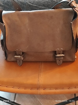 Mulberry Effie olive leather shoulder bag used