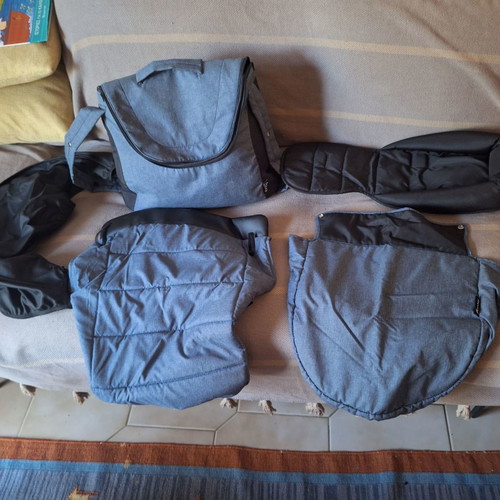 Just Baby stroller, car seat and carrycot used in very good condition