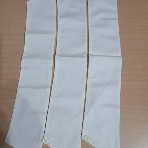 Vintage collars for school uniforms, set of 3, new, white