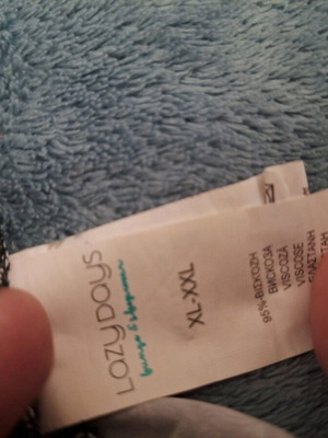 Σορτσάκι baggy XL - XXL σαν καινούργιο, άσπρο και μαύρο με tribal σχέδια