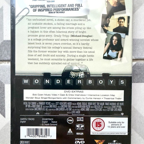 Wonder Boys DVD new with English subtitles