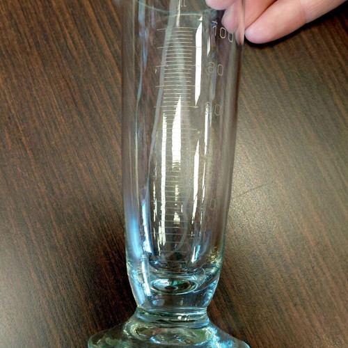 Vintage volumetric glasses from Czechoslovakia used, set of four, 1960s