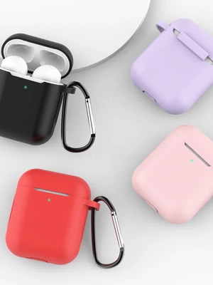 Silicone case for AirPods new, compatible with 1, 2, 3, 4, Pro, Pro 2, Pro 3