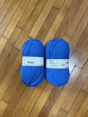 Νήμα Royal ακρυλικό 100g καινούργιο, πακέτο 2