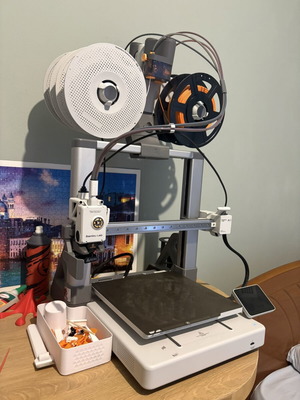 BambuLab A1 Combo 3D printer with AMS Lite top mount