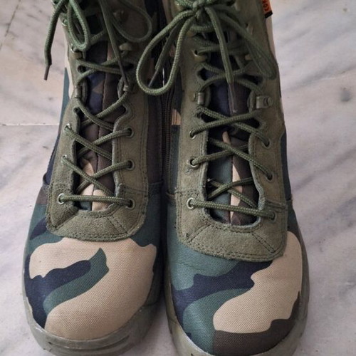 Military camouflage boots wood size 46 new