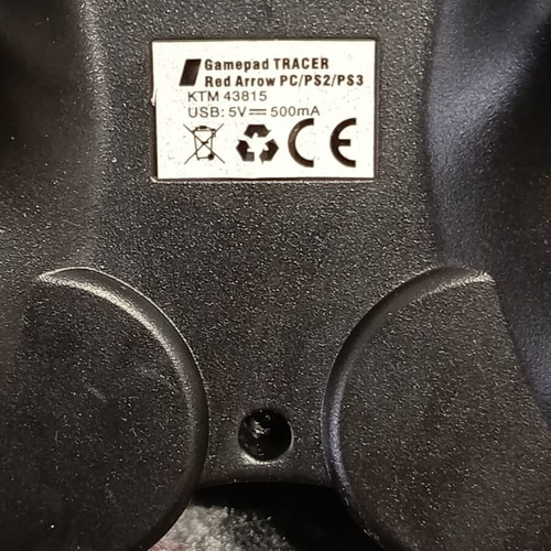 Tracer Red Arrow gamepad for PC, PS2, and PS3