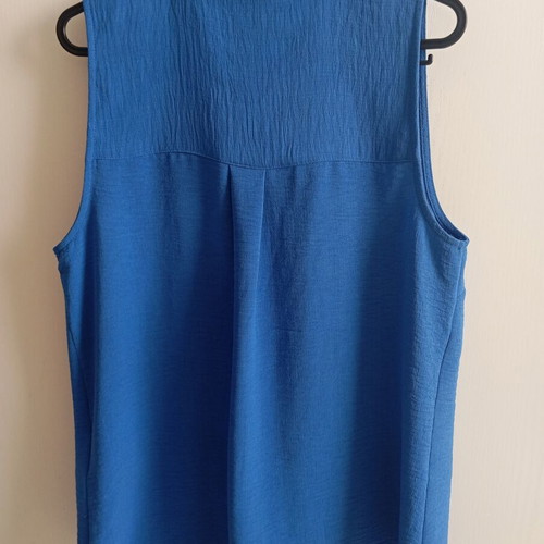Amisu shirts, beige and blue, size S