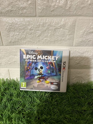 Disney Epic Mickey Power of Illusion Nintendo 3DS game used