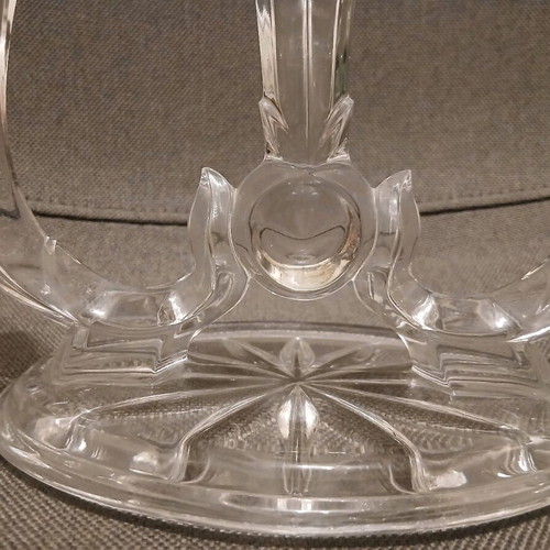 Crystal three-arm candlesticks from the '60s like new