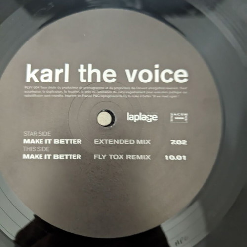 Karl The Voice Make It Better album