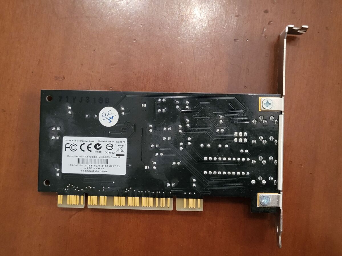 Creative Sound Blaster 5.1 VX sound card… - € 14,00 - Vendora.cy