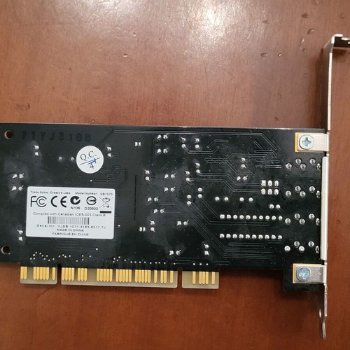 Creative Sound Blaster 5.1 VX sound card like new