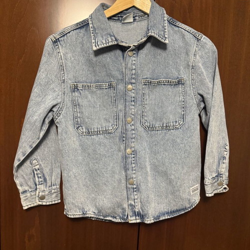Zara denim shirt for boy like new, size 8, blue