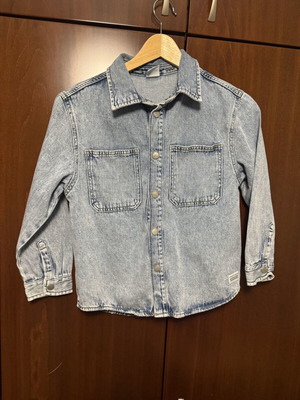 Zara denim shirt for boy like new, size 8, blue