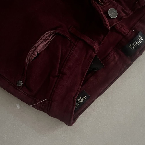 Jeans Buffalo new, slim line, size US 28, red