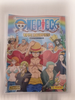 Panini One Piece Epic Journey album new with 143 cards and large box