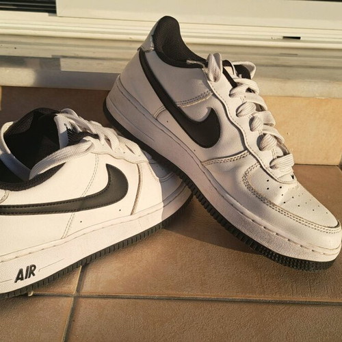Nike Air Force 1 sneakers like new, size 40.5, black and white