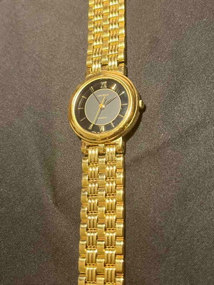 Orient d8592u-00 women's watch used, gold color