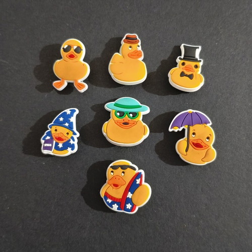 Ducks Crocs Charms Pins Jibbitz set like new
