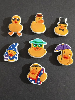 Ducks Crocs Charms Pins Jibbitz set like new