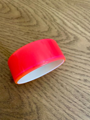 Fluorescent bracelet used