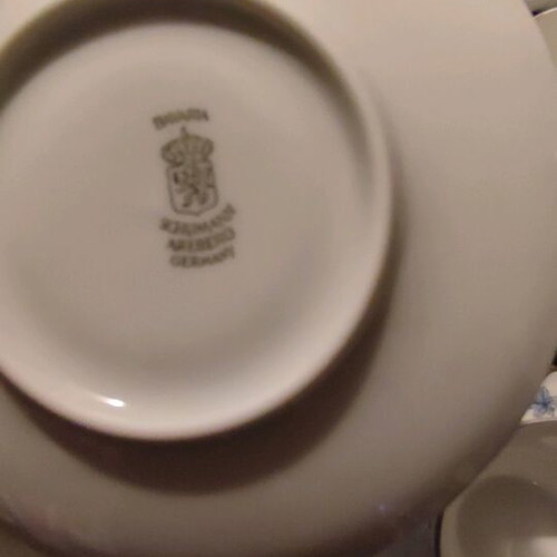 Bavarian porcelain tea and coffee set used with 5 cups