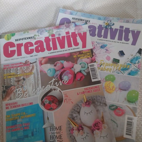 Creativity magazines like new, set of two