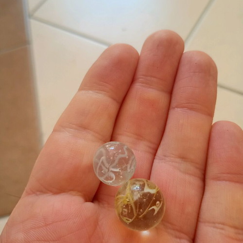 Vintage marbles and glass marbles, pack of 58
