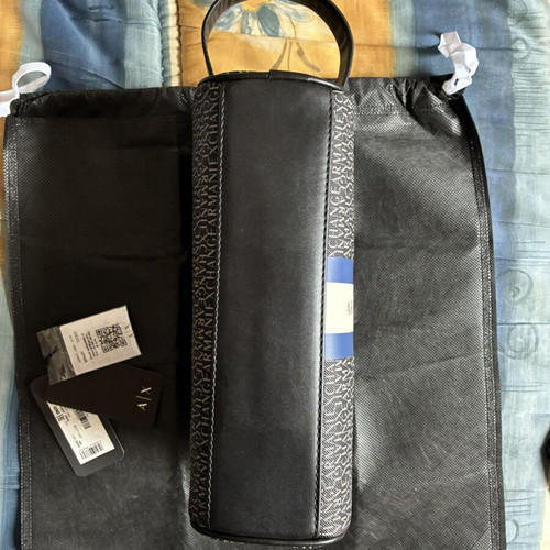 Armani Exchange toiletry bag like new, black