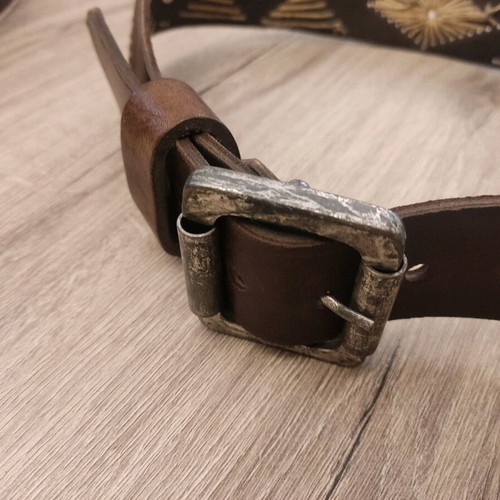 Leather belts new, pack of 3, brown, size 85