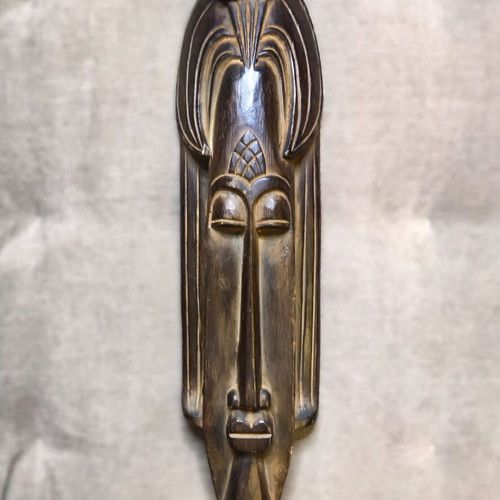 Vintage Bali mask handmade like new, 50cm wood carving