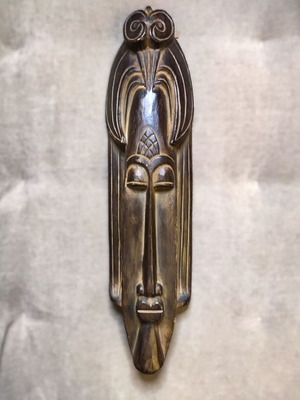 Vintage Bali mask handmade like new, 50cm wood carving