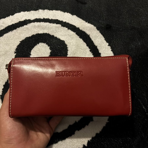 Hunter women's wallet new, red color