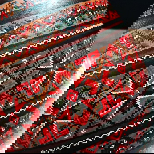 XL Handmade Wooden Pysanka Egg like new Karpathian Folk Art