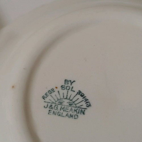J& S Meakin serving platter bowl used, England, 17 cm