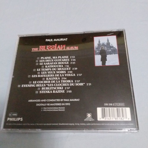 Paul Mauriat The Russian Album CD like new