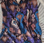 Wide satin blouse dress new, multicolor, Benissimo
