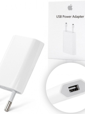 Apple Φορτιστής Χωρίς Καλώδιο με Θύρα USB-A 5W Λευκός (MGN13ZM/A)