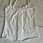 White blouse with lace detail