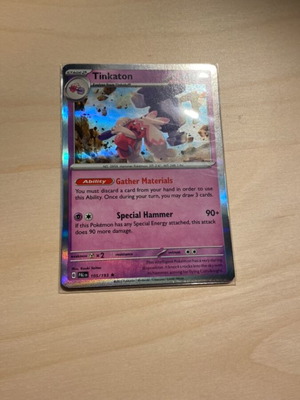 Tinkaton Card (Holo) 105/193 from Pokémon Paldea Evolved set