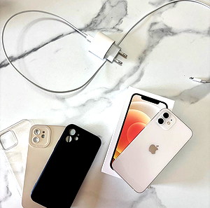 Iphone 12 64GB with charger and 3 phone cases