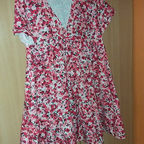 Floral dress loose fit, size L to 2XL